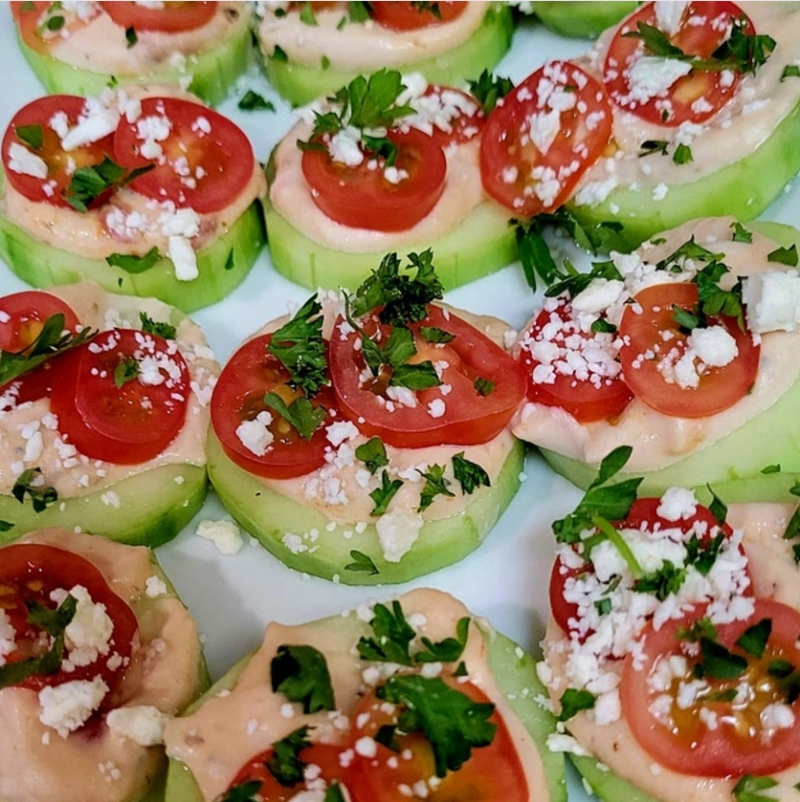 Mediterranean Cucumber Bites: A Healthy, Flavorful Snack