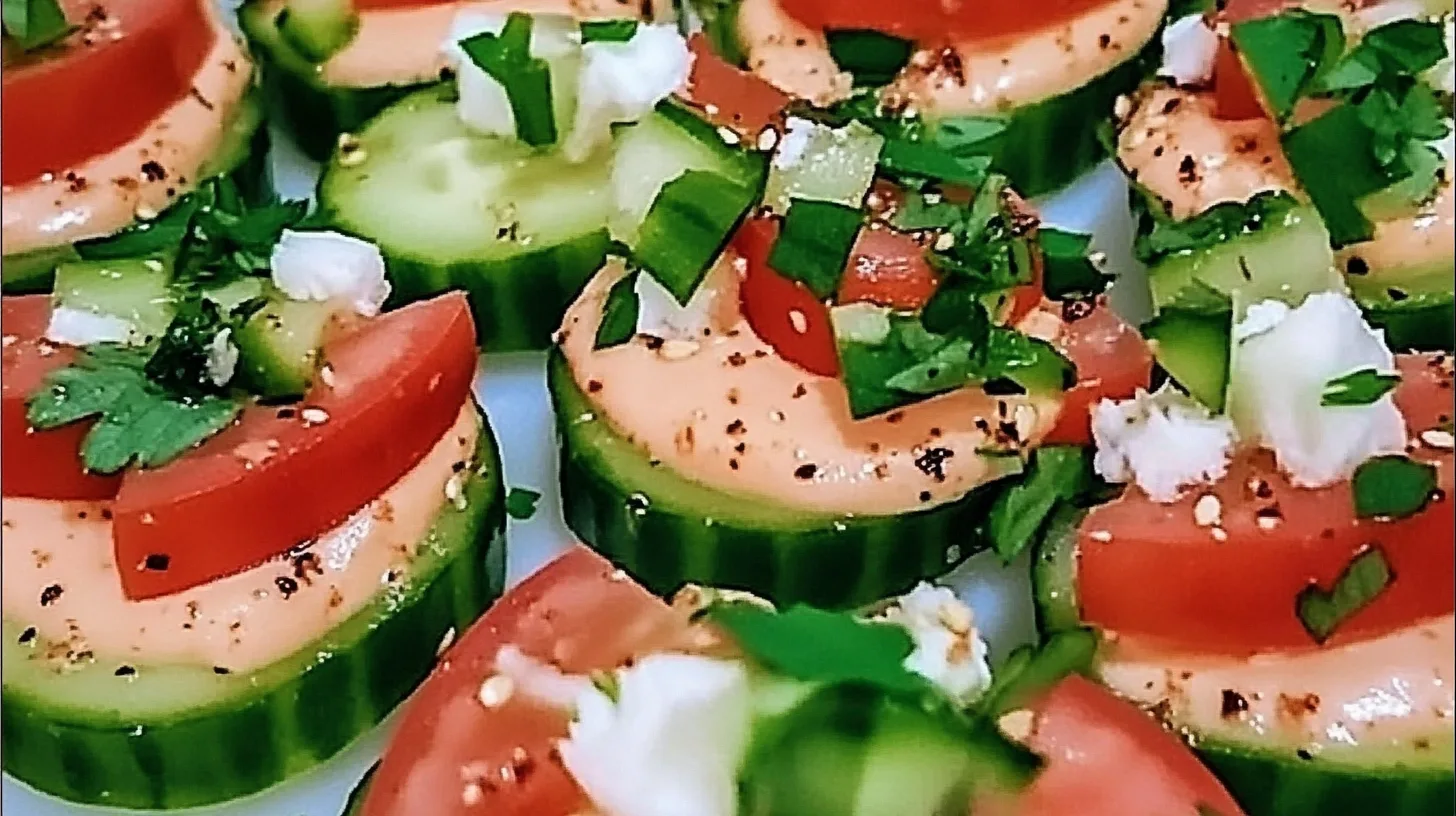 Mediterranean Cucumber Bites