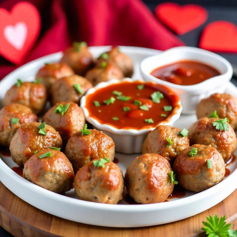 Mini Meatballs with Marinara Sauce