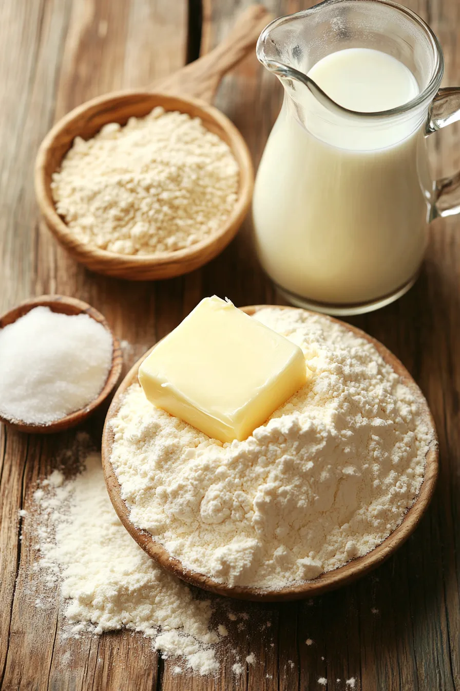 Ingredients for Homemade Mini Pancakes.